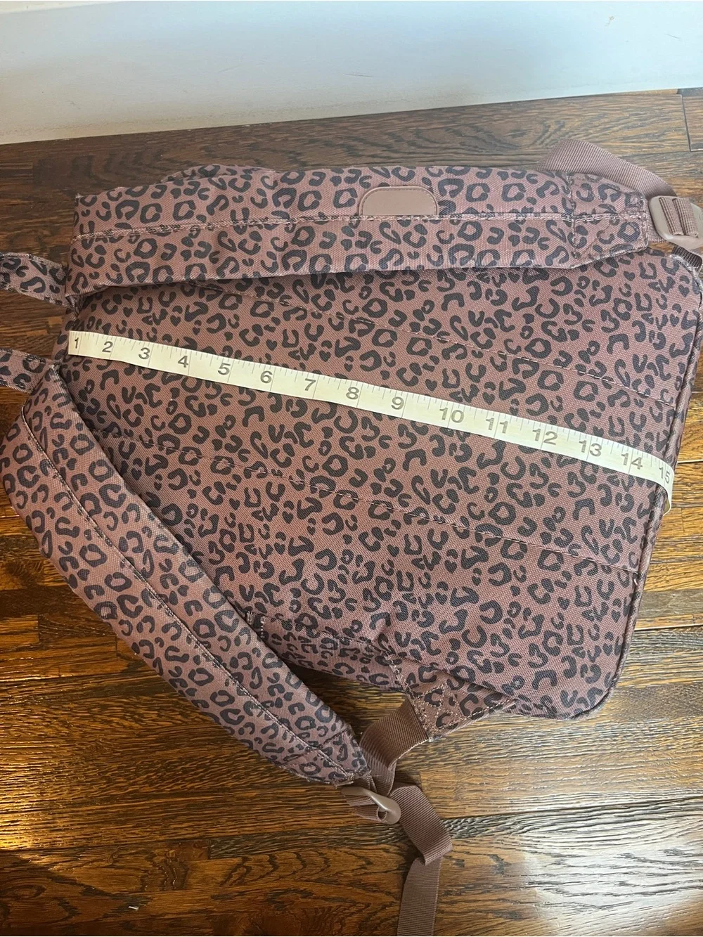 Herschel Leopard Print Backpack — brown & black